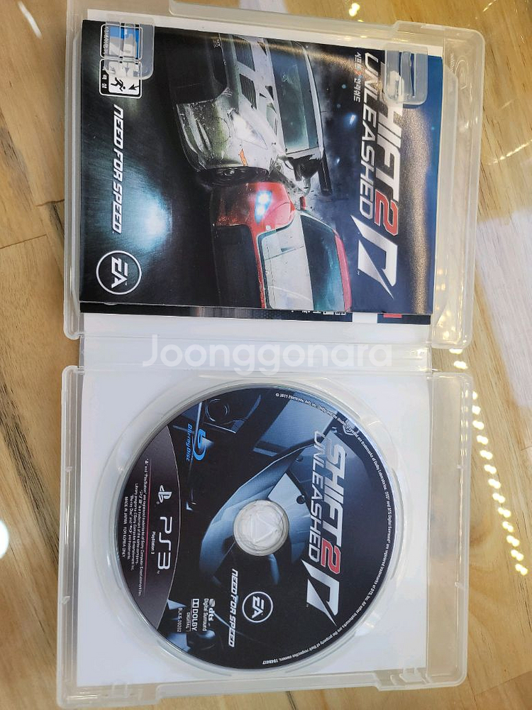 PS3 니드포스피드 시프트2 언리쉬드 드라이빙 게임--2