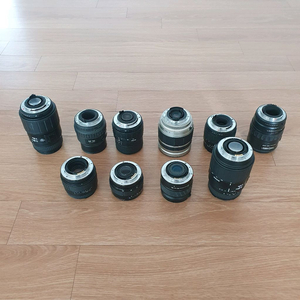 미놀타, 펜탁스 카메라용 렌즈 10점 일괄