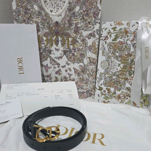 [새상품] 디올 새들 벨트 80Size, 20mm