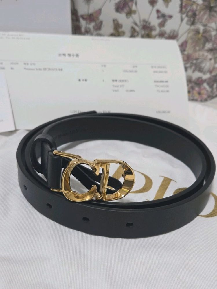 [새상품] 디올 새들 벨트 80Size, 20mm 이미지