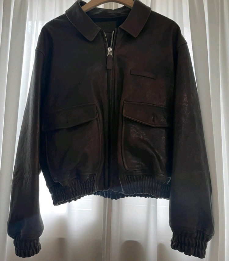 urbanic30 얼바닉30 A-2 레더자켓 브라운 이미지