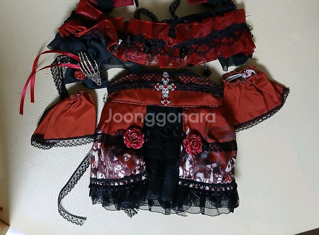 솜인형 20cm 옷장 드레스 솜깅 고딕풍--0