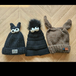 아동용 귀여운 동물 모자 3개 세트 거의새상품