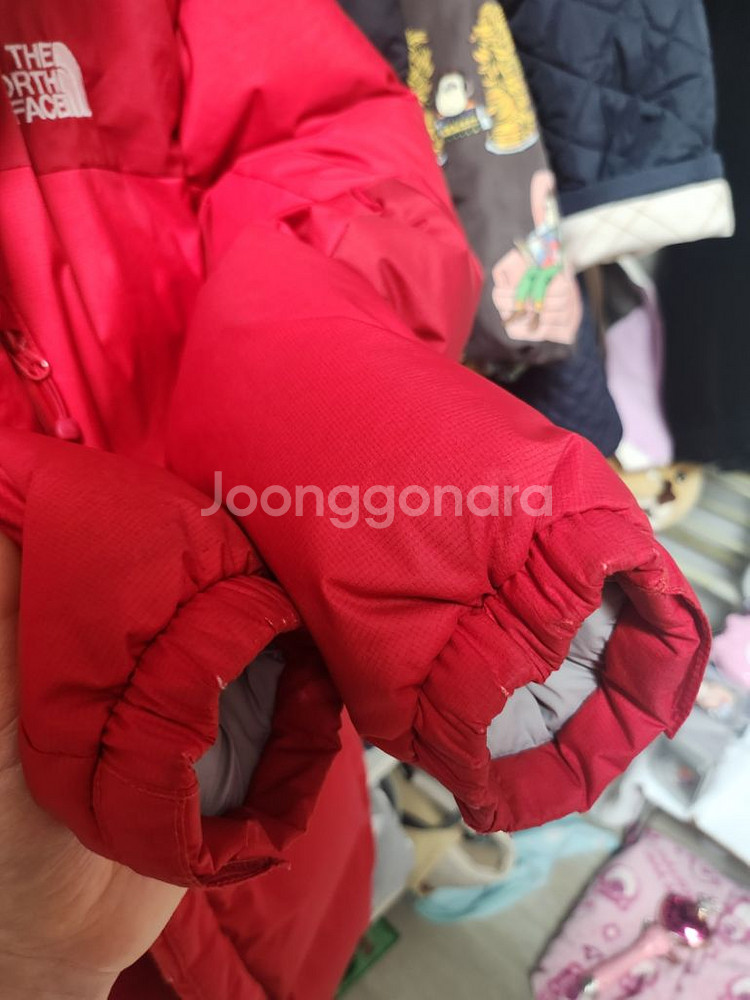 노스페이스 키즈 롱패딩(140)--5