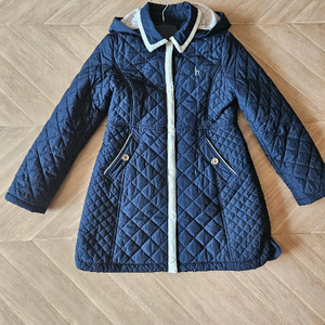 헤지스키즈 퀼팅 패딩점퍼 145 거의새상품