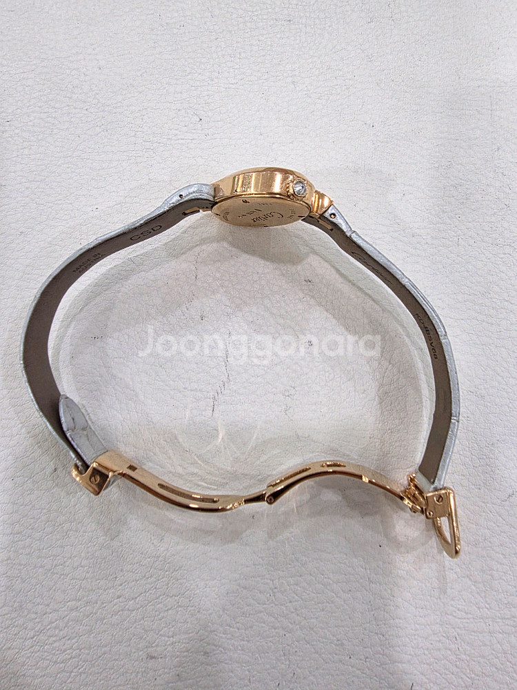 까르띠에 델리스 금통 다이아 시계 정품--2