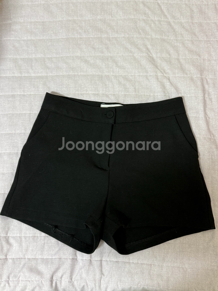 겨울용 반바지 검정색--5