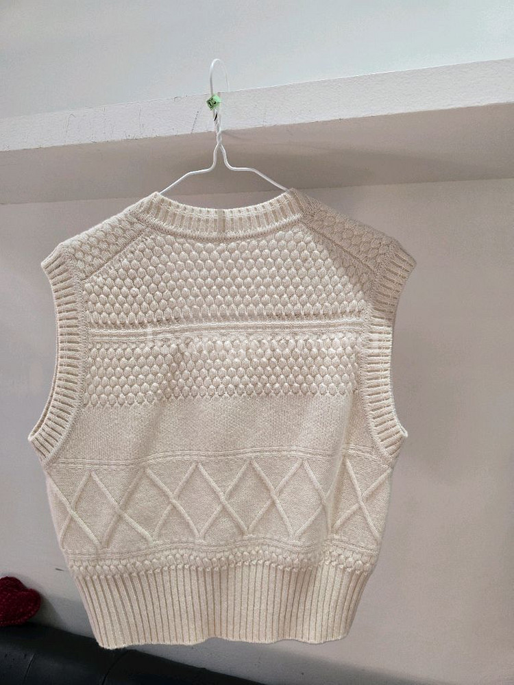 니트 베스트 100%캐시미어--2