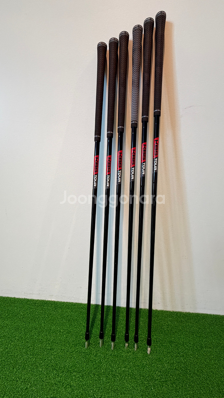 정품 KBS TOUR FST 커스텀 시리즈(5~P)아이언샤프트(블랙)105-110g--0