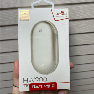 악센 HW200 양면 손난로 겸용 보조배터리 새상품