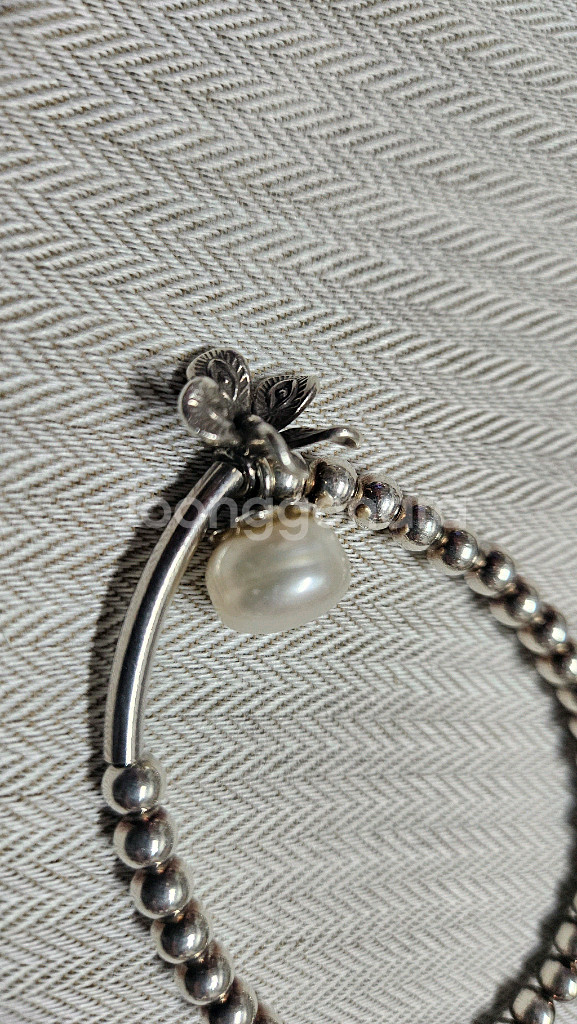 925 실버진주팔찌--2