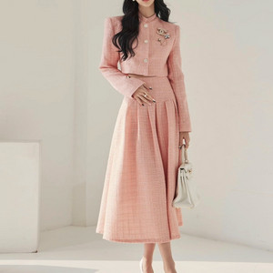 딘트 로빗 트위드 셋업