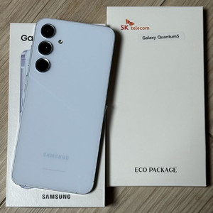 갤럭시 퀀텀5 아이스블루