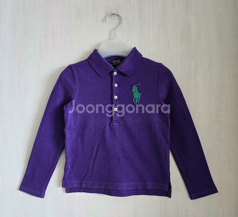 폴로랄프로렌키즈 pk 카라 여아 긴팔티셔츠 5사이즈--0