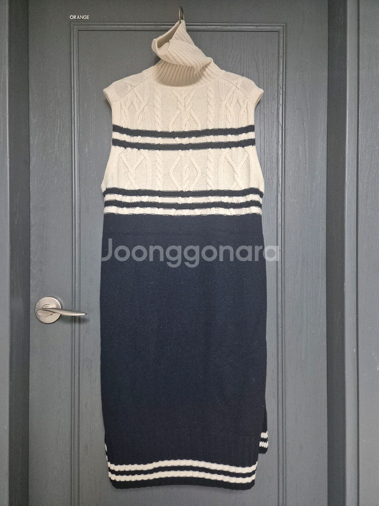 빈폴 모100% 니트 원피스--0