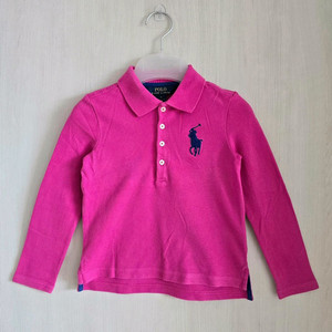 폴로랄프로렌키즈 pk 카라 여아 긴팔티셔츠 5사이즈