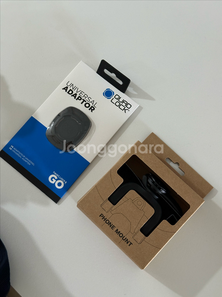 (새상품)쿼드락 브롬톤 자전거 거치대 세트(폰마운트+어댑터+진동댐퍼)--0