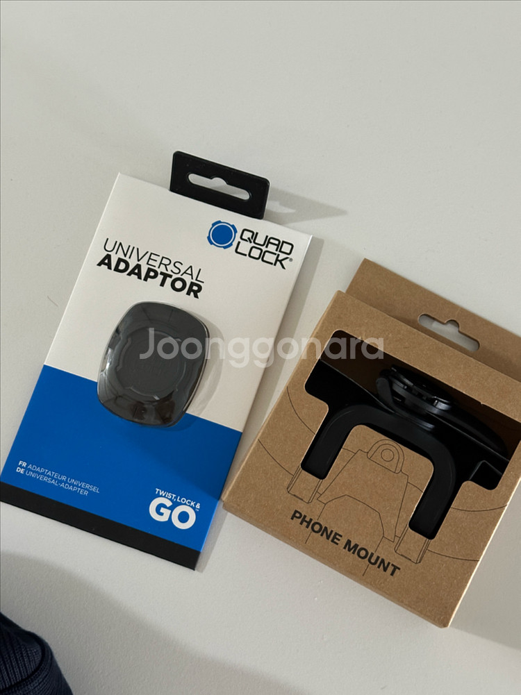 (새상품)쿼드락 브롬톤 자전거 거치대 세트(폰마운트+어댑터+진동댐퍼)--1