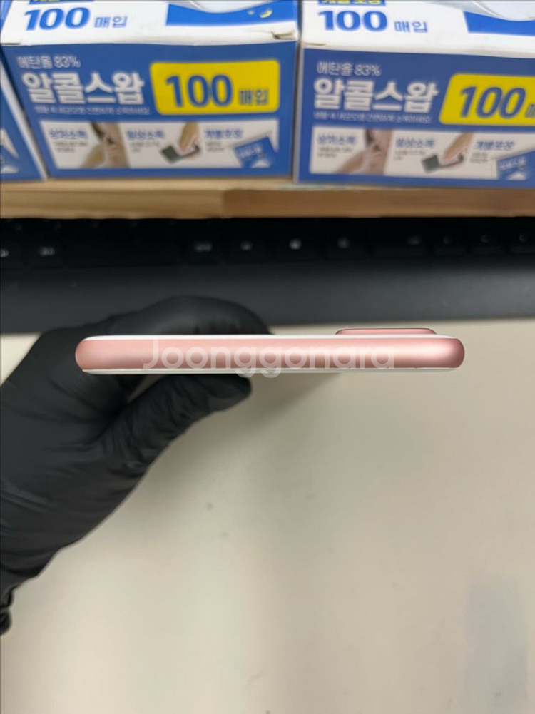 아이폰7플러스 128G 로즈골드 SSS급!--2