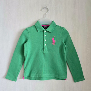 폴로랄프로렌키즈 pk 카라 여아 긴팔티셔츠 5사이즈