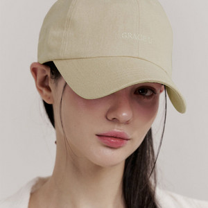 그레이스유 로고 볼캡 베이지 정가 42000 새상품 품절템