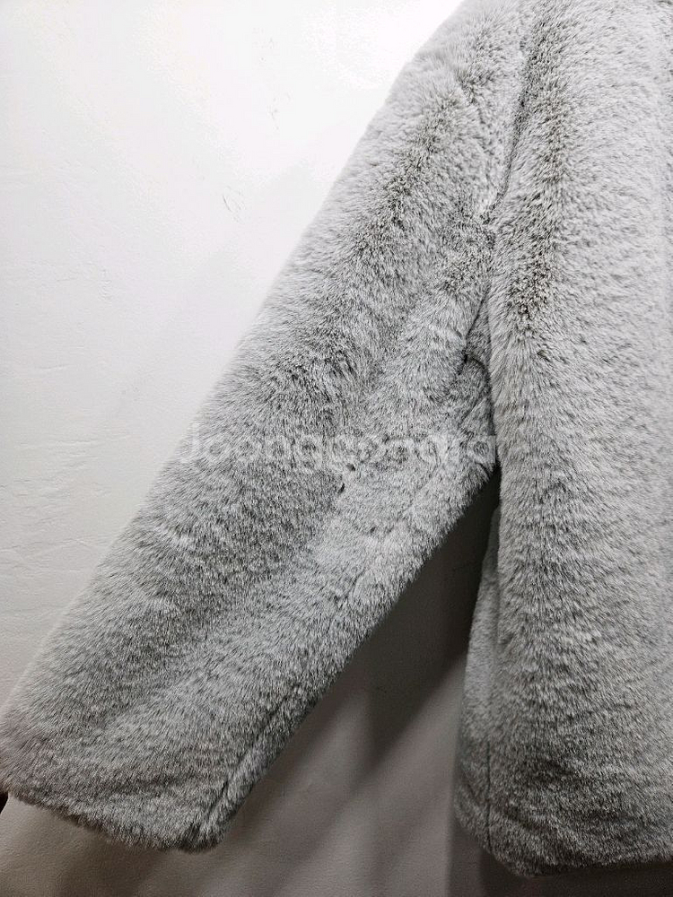 푸마 에코 밍크퍼 자켓 M--6