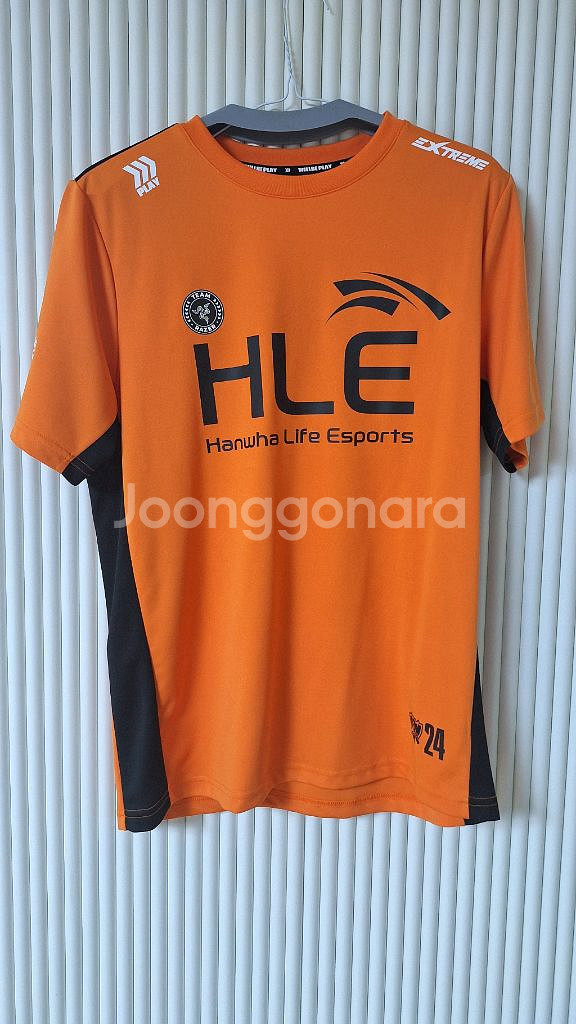 [미착용]한화생명e스포츠 24년 롤드컵 유니폼 105--0