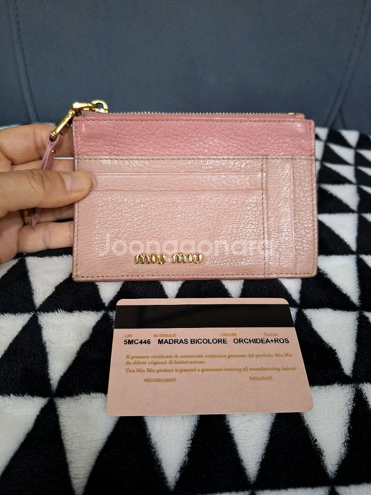 (정품)미우미우 카드지갑--0