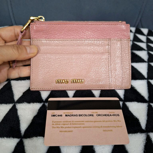 (정품)미우미우 카드지갑