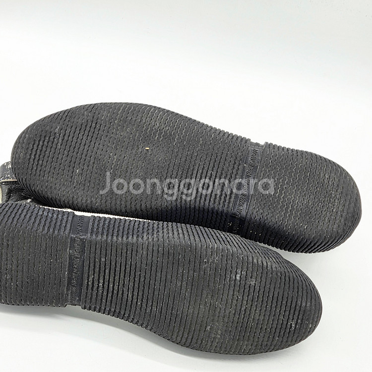 Ground Y by 요지야마모토 레더 하이탑 스니커즈 (LL)--2