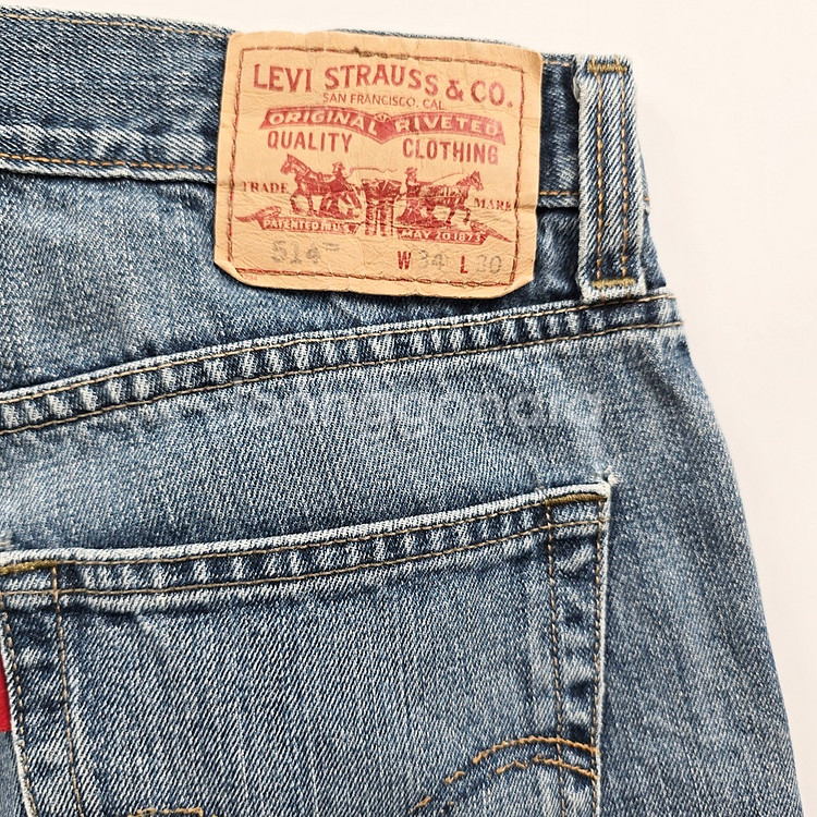 리바이스 청바지 일자 데님 사이즈33 R2872--5