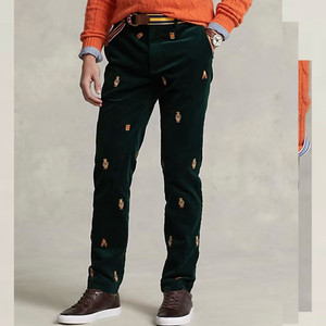 폴로랄프로렌 스트레치 슬림핏 폴로 베어 코듀로이 팬츠