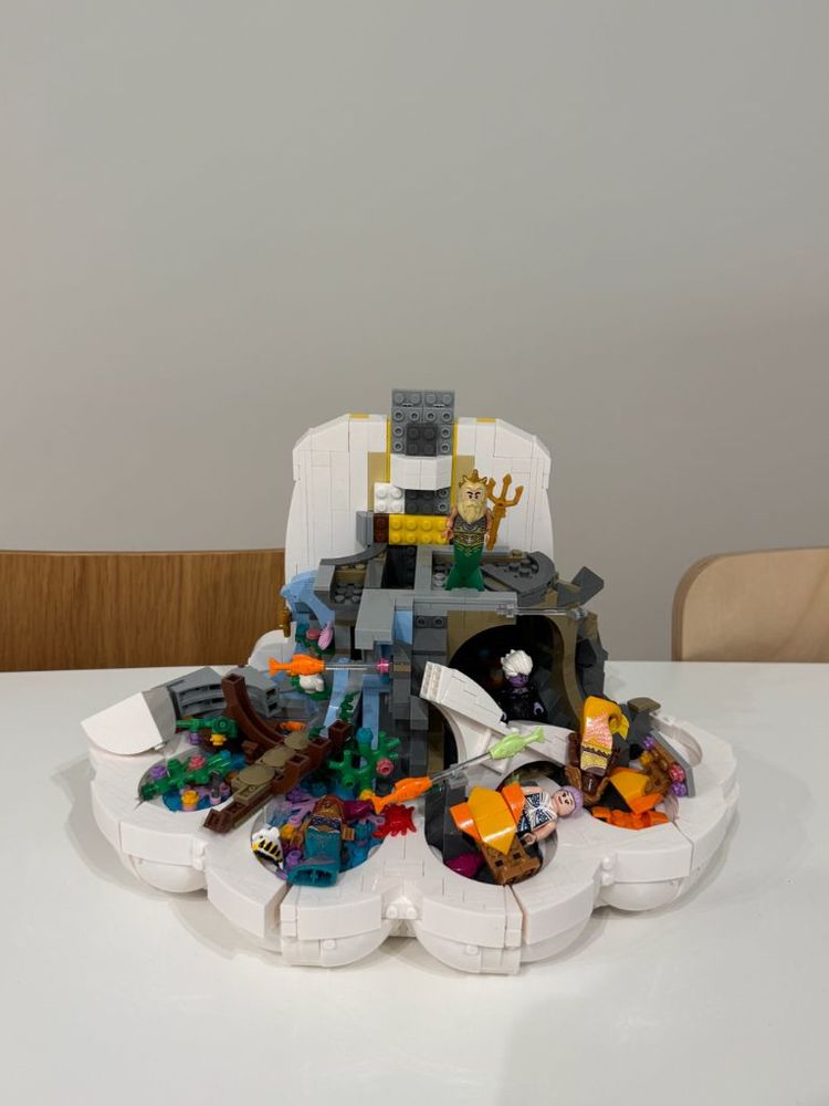 인어공주 조개 궁전 호환 레고 43225--1