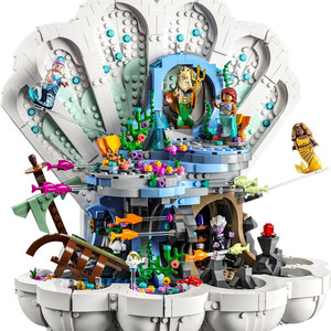 인어공주 조개 궁전 호환 레고 43225