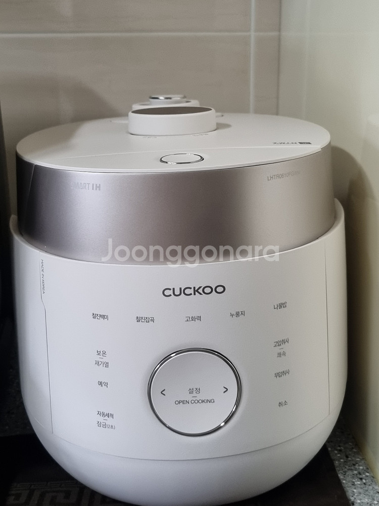 쿠쿠 트윈프레셔 마스터셰프 IH 전기압력밥솥 6인용--0