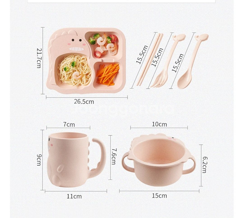 새상품)공룡식판 수저포크컵세트 (2세트있음)--4