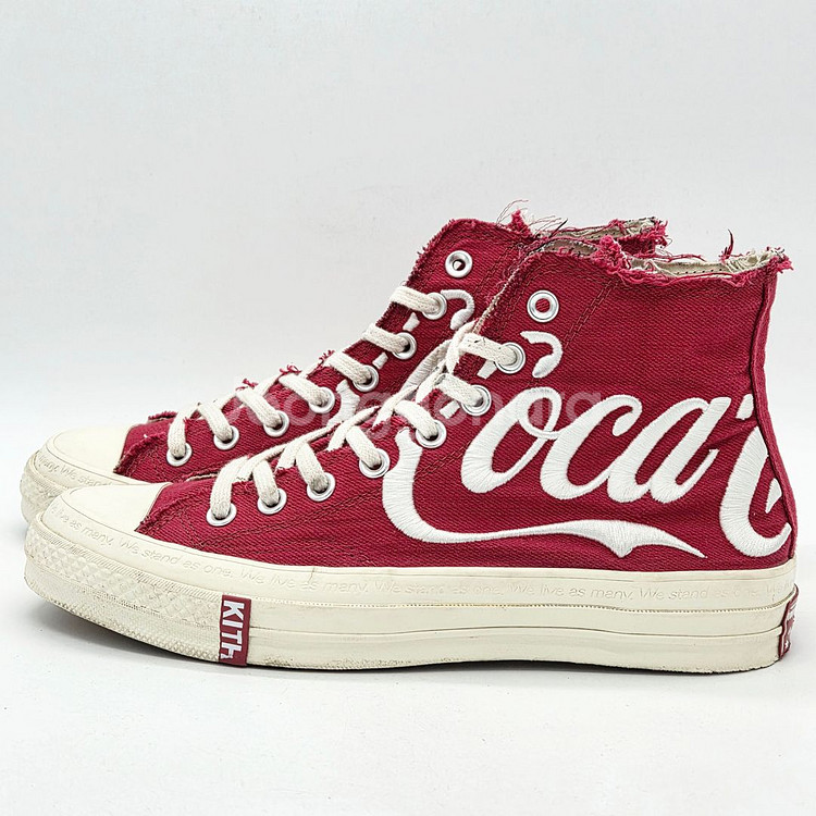 컨버스 x 키스 x 코카콜라 척 70 하이 레드 (265)--0