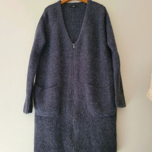 한섬시스템 알파카.모혼방 가디건