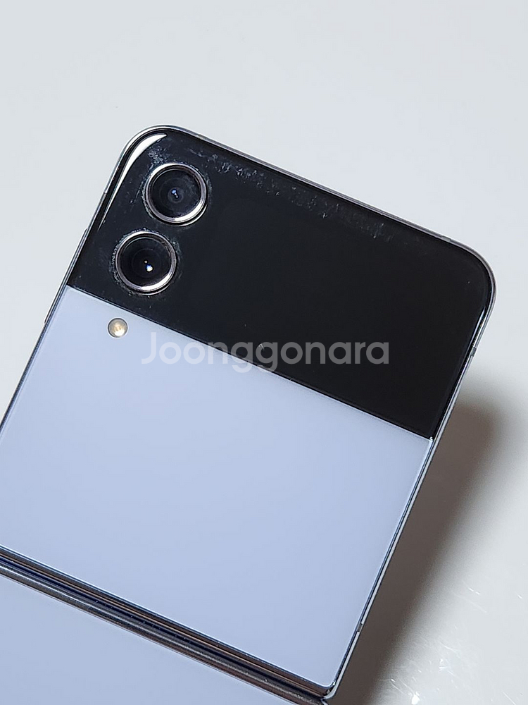 갤럭시Z플립4 256G 무잔상 블루 56943--3