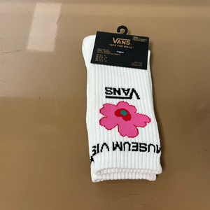 반스 더뮤지엄비지터 크루 삭스 양맣 화이트 미시착 새상품