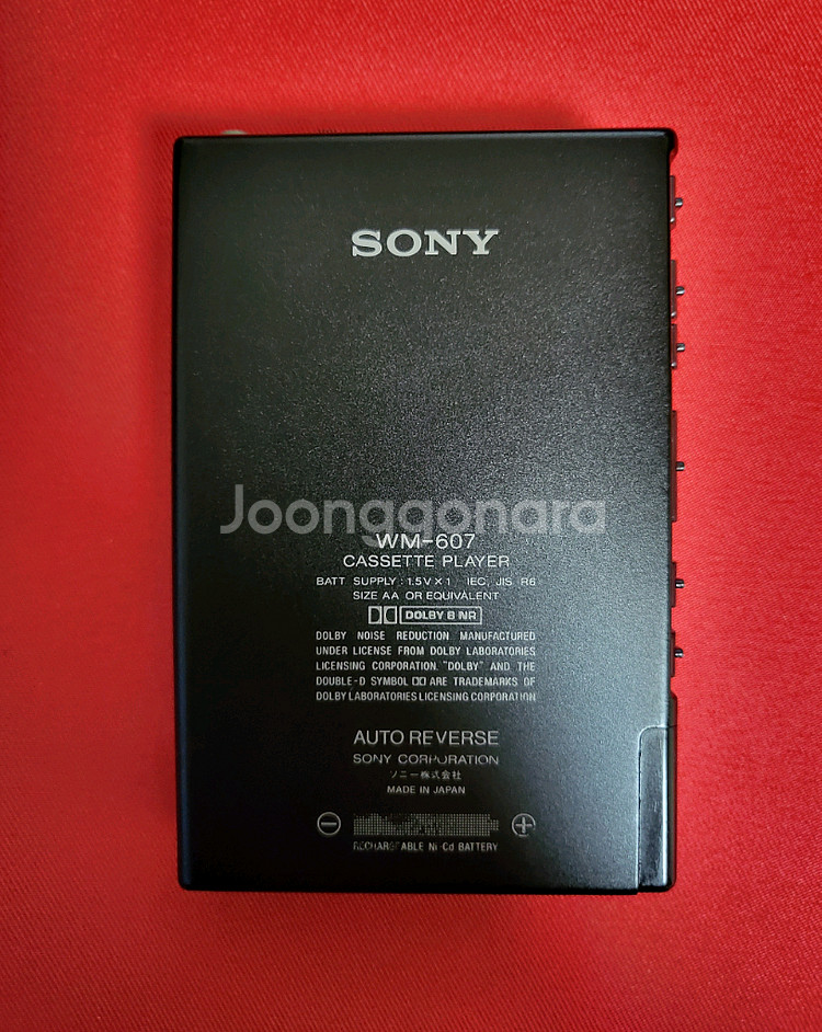 소니워크맨 WM-607 블랙 정상작동품--1