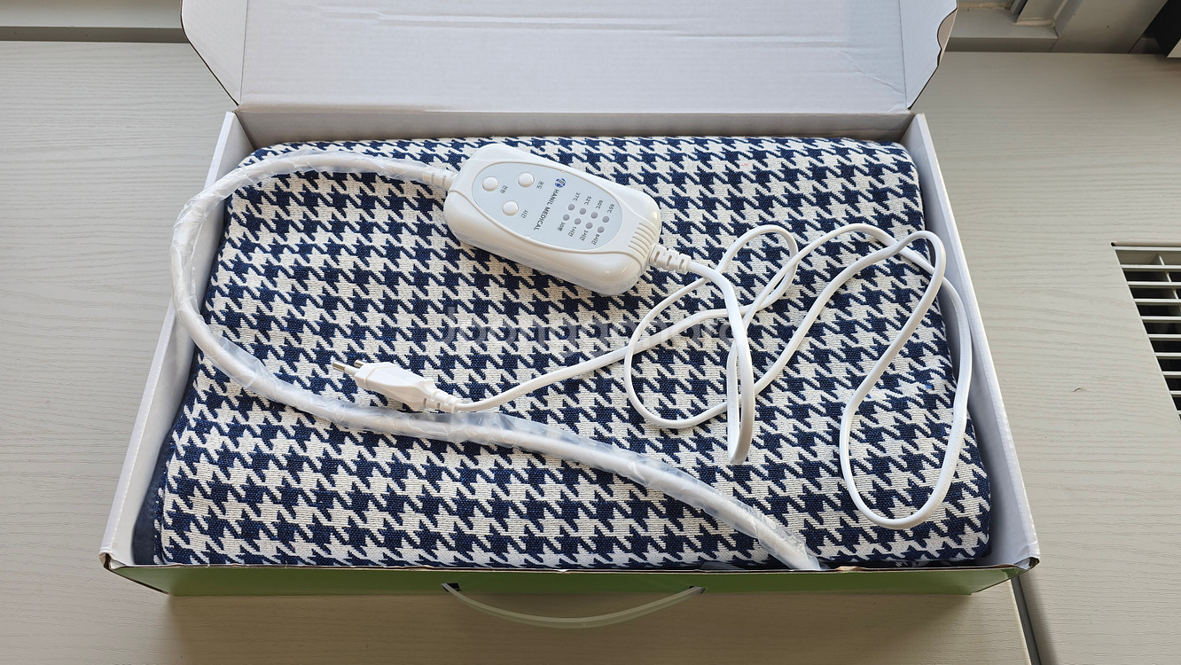 한일의료기 원적외선 온열찜질기 전기매트 (네이비, L 사이즈)--3