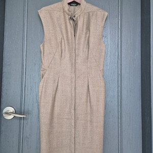 주크 차이나넥 단아한 모직 베스트겸 원피스