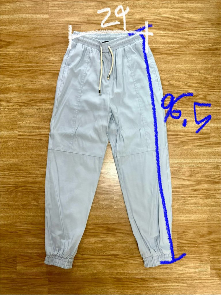 자라 나일론 조거팬츠 카키, 하늘색 각각 15,000원--6