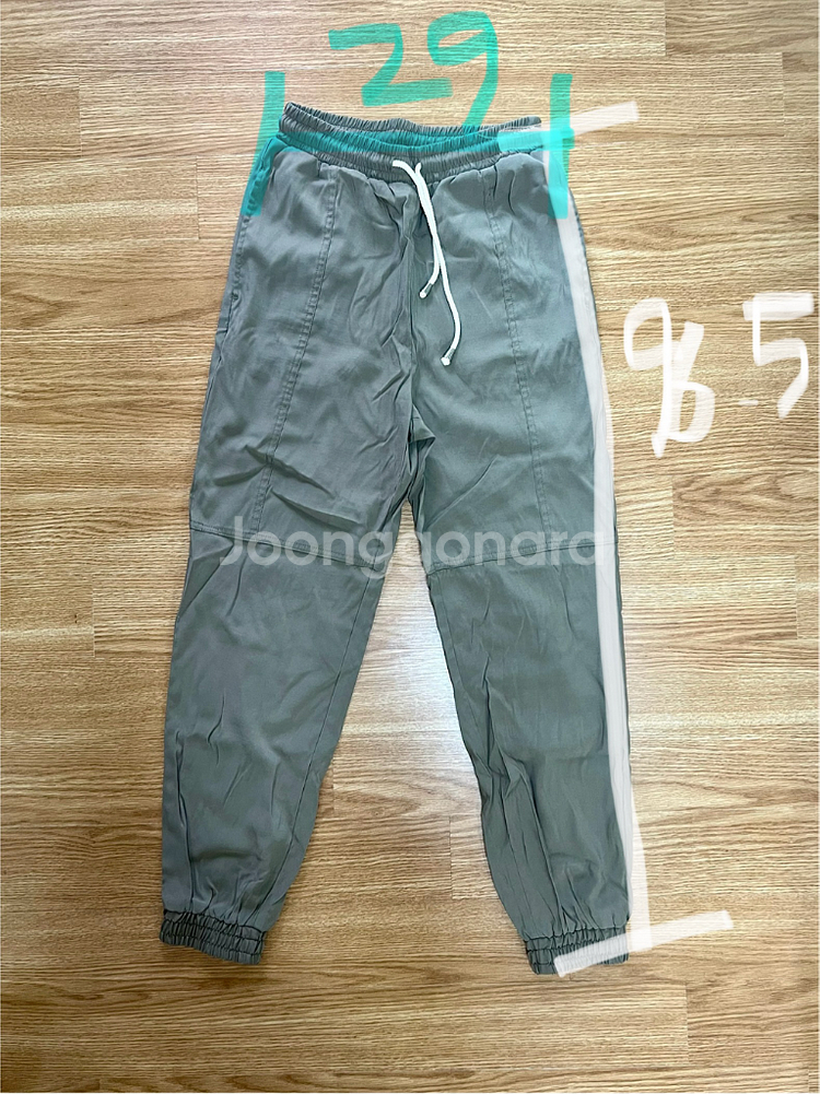 자라 나일론 조거팬츠 카키, 하늘색 각각 15,000원--5