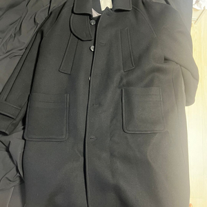 언더마이카 리전.02 발마칸 오버사이즈 울 코트 블랙