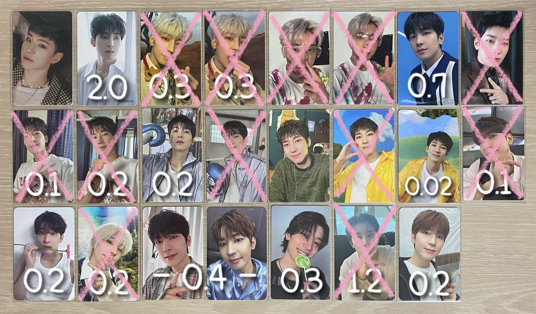 세븐틴 SVT 포카 대량 일괄 양도 판매 이미지