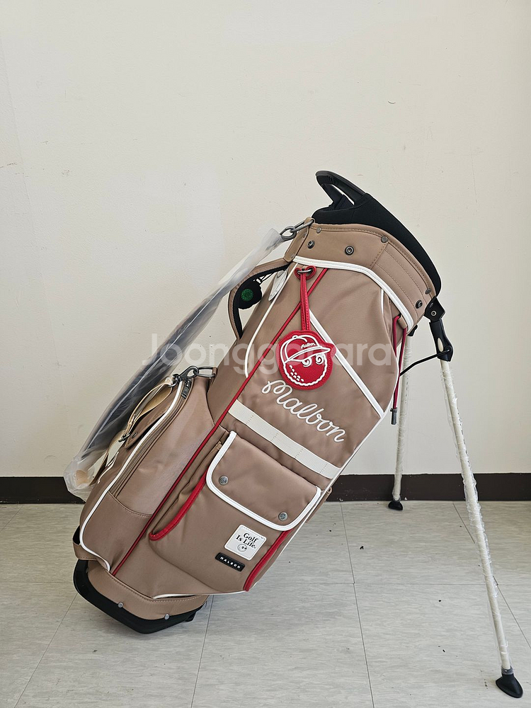 말본 골프 멀티포켓 경량 스탠드백 베이지 새상품--0