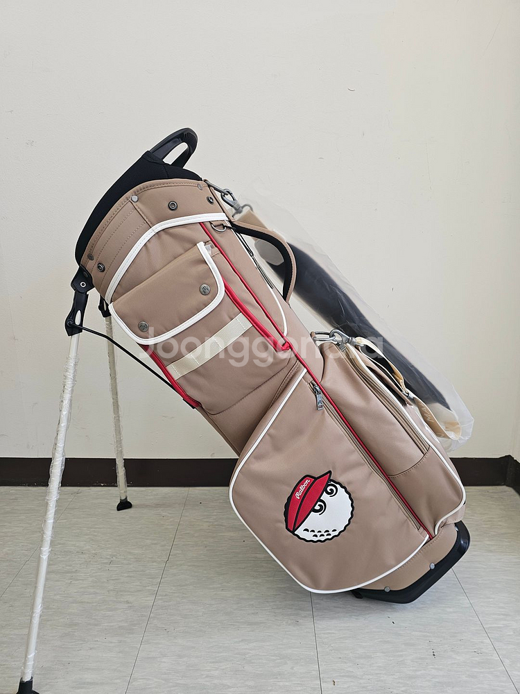 말본 골프 멀티포켓 경량 스탠드백 베이지 새상품--1