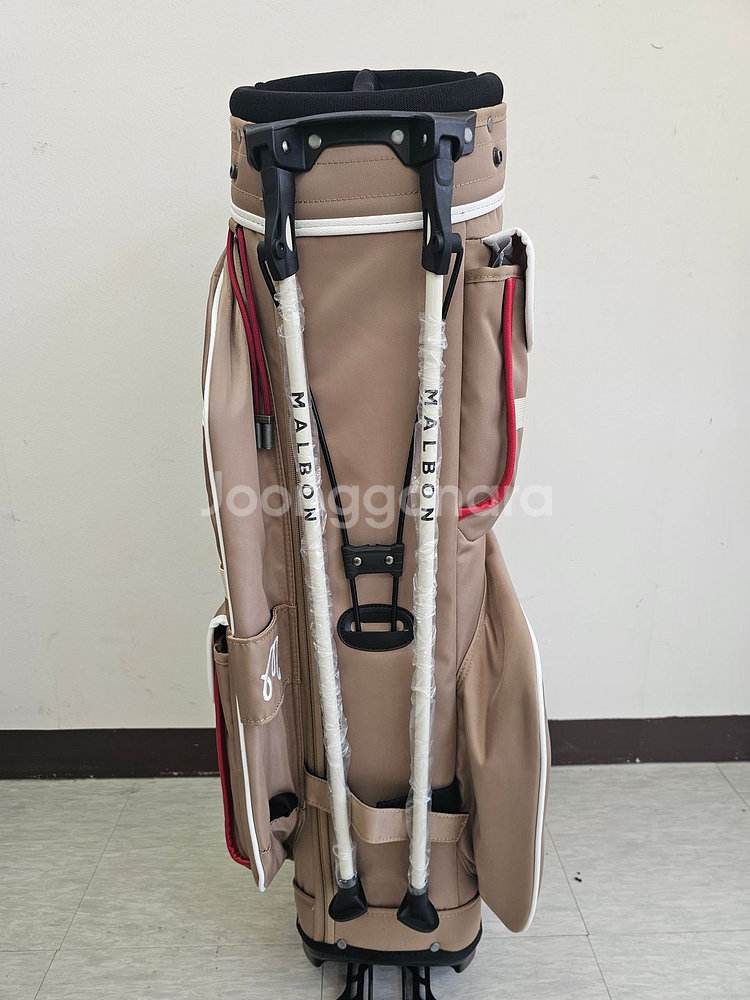 말본 골프 멀티포켓 경량 스탠드백 베이지 새상품--4